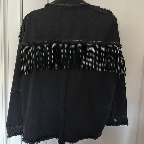 NWOT Zara Black Denim Shacket! - Picture 3 of 3